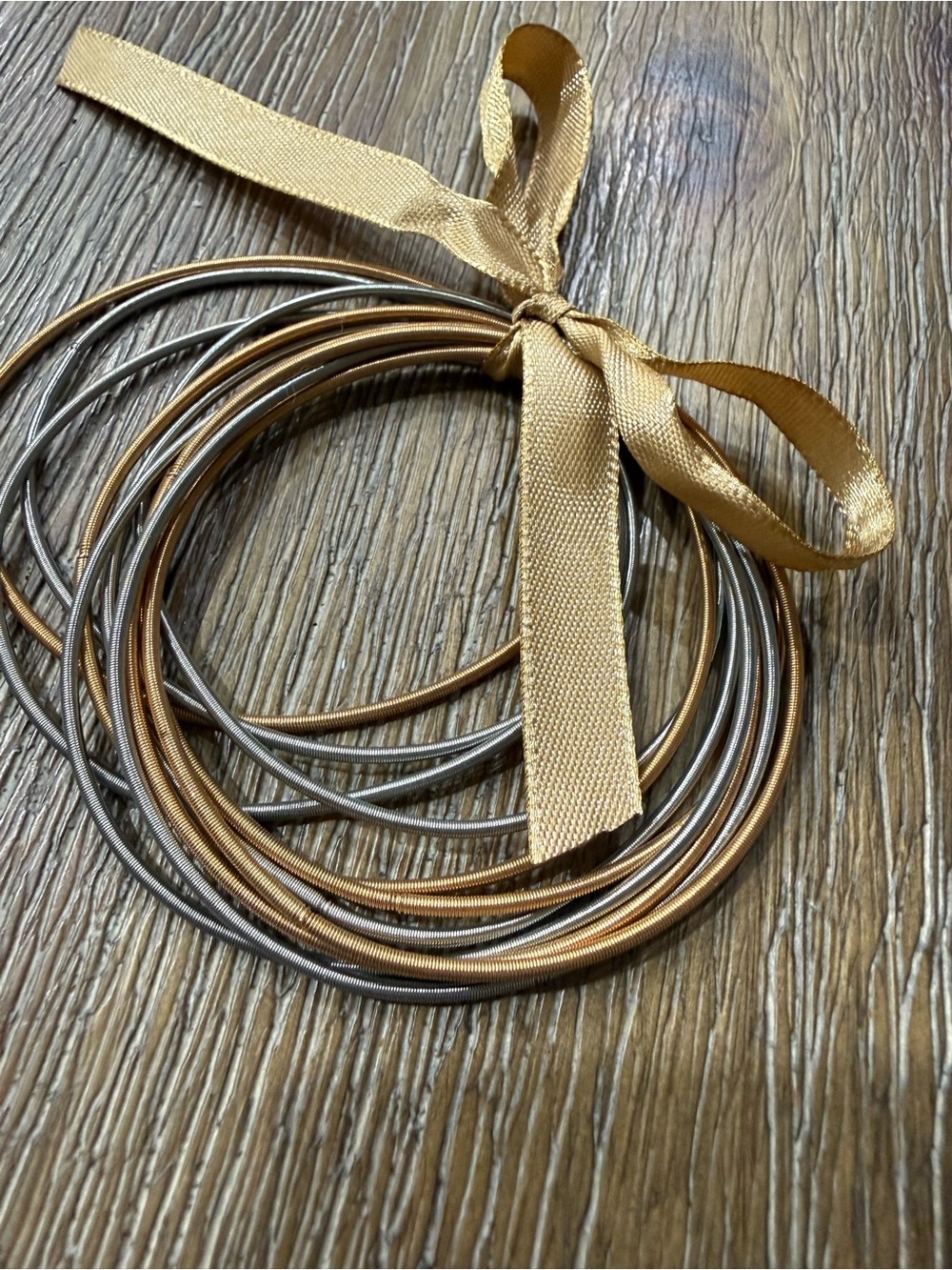 NEW Set, Guitar String Bracelets - Picture 3 of 3